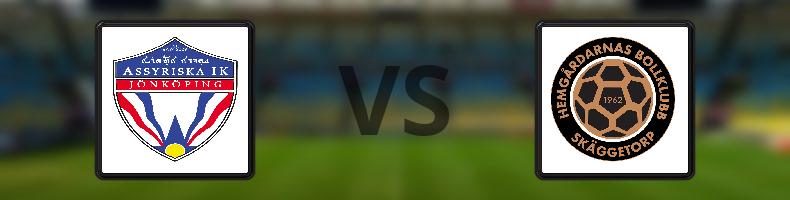 Assyriska IK - Hemgårdarna odds, speltips, resultat i Division 3