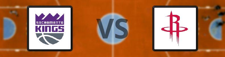 Sacramento Kings - Houston Rockets odds, speltips, resultat i NBA