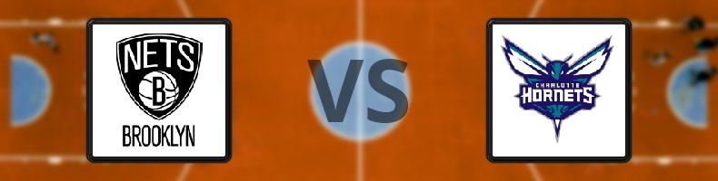 Brooklyn Nets - Charlotte Hornets odds, speltips, resultat i NBA