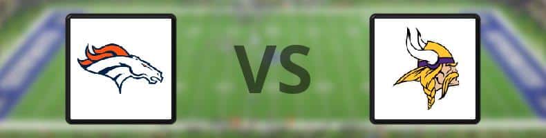 Denver Broncos - Minnesota Vikings odds, speltips, resultat i NFL