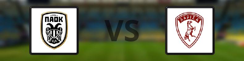 Paok - Larissa odds, speltips, resultat i Grekiska Superligan