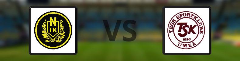 Notvikens IK - Tegs SK odds, speltips, resultat i Division 3