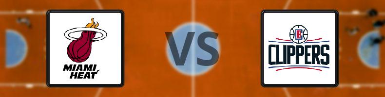 Miami Heat - Los Angeles Clippers odds, speltips, resultat i NBA