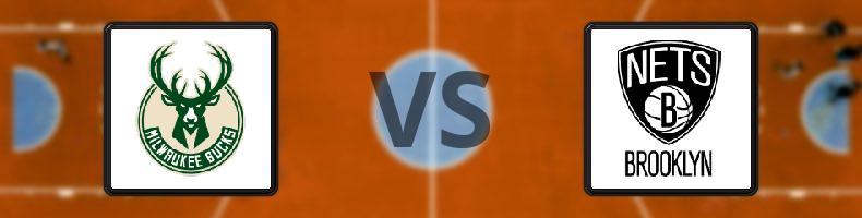 Milwaukee Bucks - Brooklyn Nets odds, speltips, resultat i NBA