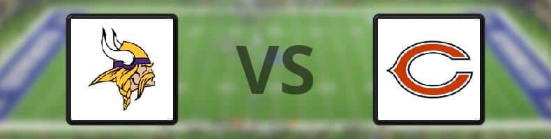 Minnesota Vikings - Chicago Bears odds, speltips, resultat i NFL