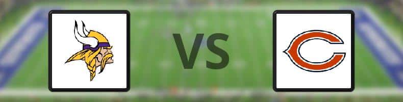 Minnesota Vikings - Chicago Bears odds, speltips, resultat i NFL