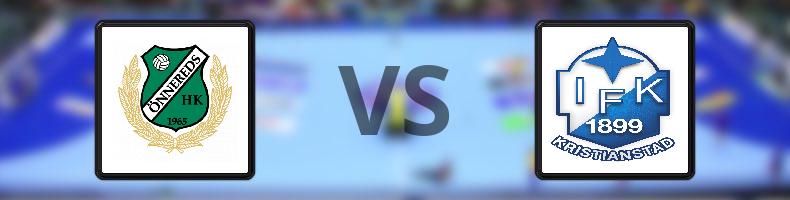 Önnereds HK - Kristianstad odds, speltips, resultat i Handbollsligan herrar