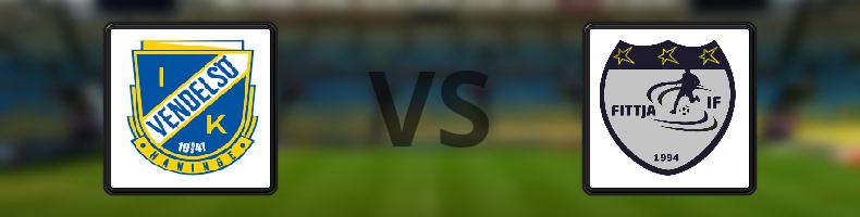 Vendelsö IK - Fittja IF odds, speltips, resultat i Division 3
