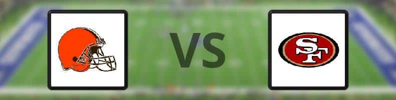 Cleveland Browns - San Francisco 49ers odds, speltips, resultat i NFL