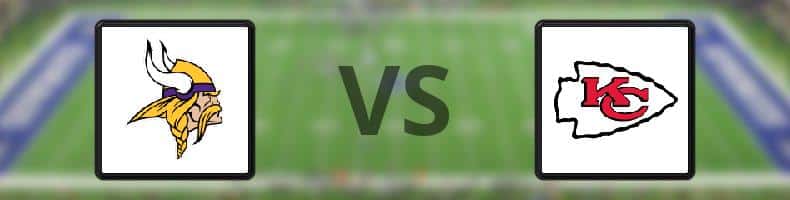 Minnesota Vikings - Kansas City Chiefs odds, speltips, resultat i NFL