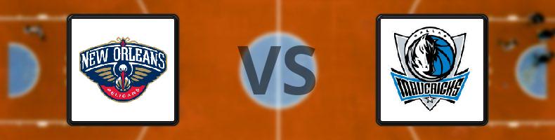 New Orleans Pelicans - Dallas Mavericks odds, speltips, resultat i NBA