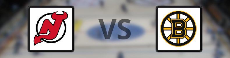 New Jersey Devils - Boston Bruins odds, speltips, resultat i NHL