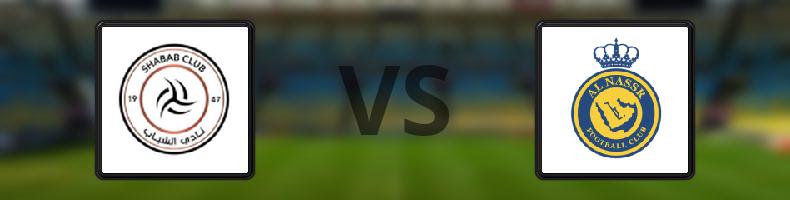 Al Shabab - Al Nassr odds, speltips, resultat i Saudi Pro League