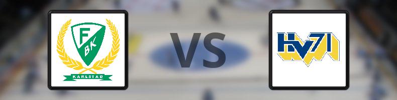 Färjestad BK - HV71 odds, speltips, resultat i SDHL