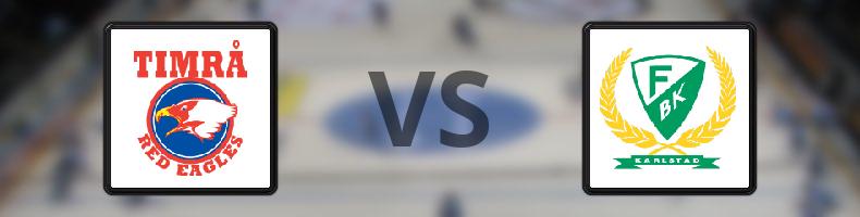 Timrå - Färjestad odds, speltips, resultat i SHL