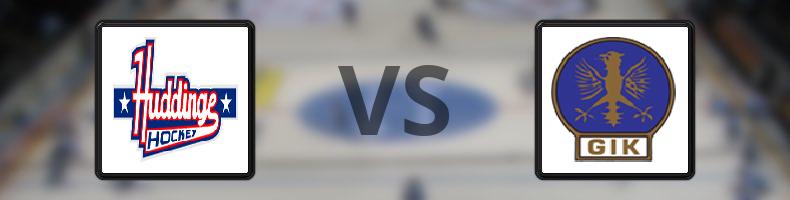 Huddinge - Grums IK Hockey odds, speltips, resultat i HockeyEttan