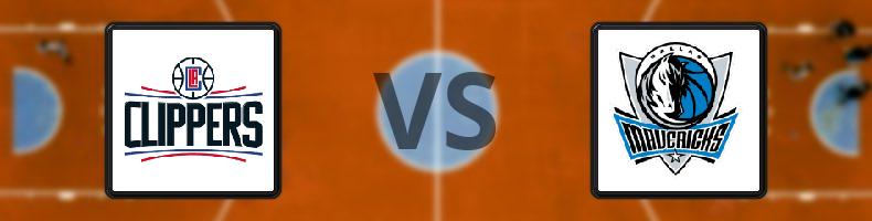 Los Angeles Clippers - Dallas Mavericks odds, speltips, resultat i NBA