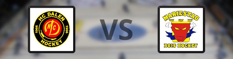 HC Dalen - Mariestad odds, speltips, resultat i HockeyEttan