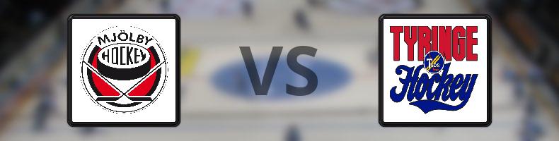 Mjölby HC - Tyringe SoSS odds, speltips, resultat i HockeyEttan