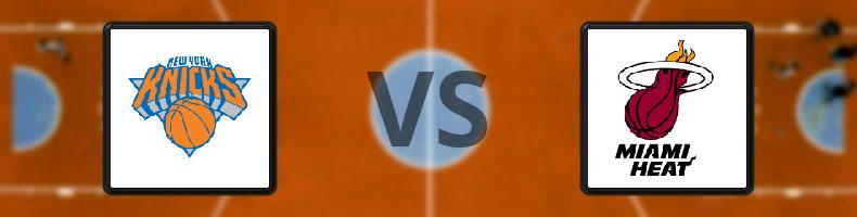 New York Knicks - Miami Heat odds, speltips, resultat i NBA