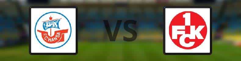 Hansa Rostock - Kaiserslautern odds, speltips, resultat i 2. Bundesliga