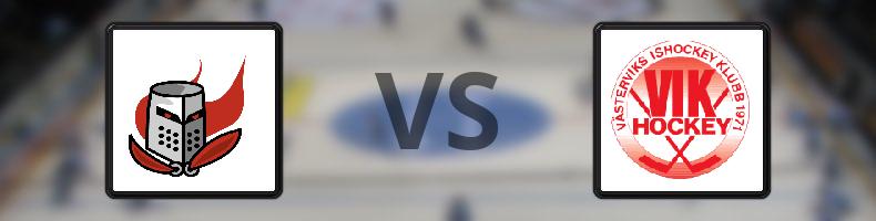 Nyköpings Hockeyklubb - Västerviks IK odds, speltips, resultat i HockeyEttan