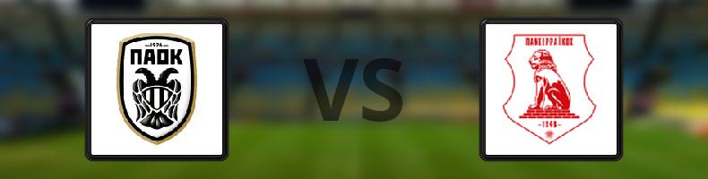 Paok - Panserraikos odds, speltips, resultat i Grekiska Superligan