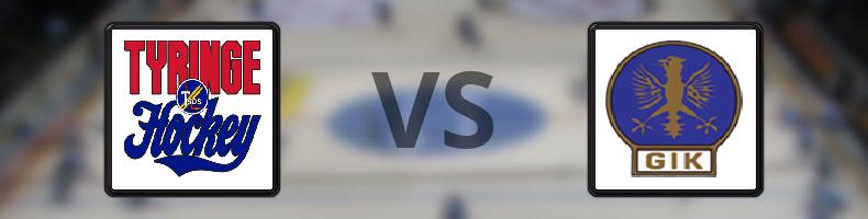 Tyringe SoSS - Grums IK Hockey odds, speltips, resultat i HockeyEttan