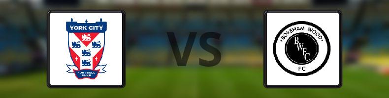 York - Boreham Wood odds, speltips, resultat i National League