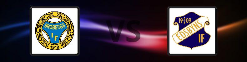 Broberg/Söderhamn - Edsbyns IF odds, speltips, resultat i Elitserien