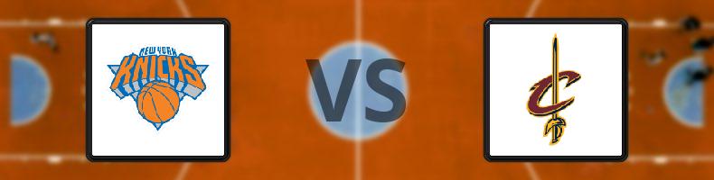 New York Knicks - Cleveland Cavaliers odds, speltips, resultat i NBA