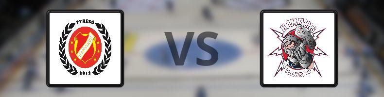 Hanvikens SK - Halmstad Hammers HC odds, speltips, resultat i HockeyEttan
