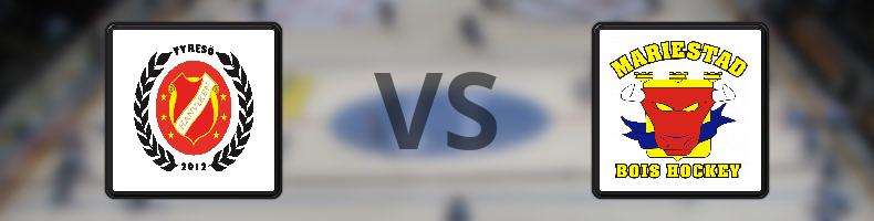 Hanvikens SK - Mariestad odds, speltips, resultat i HockeyEttan