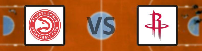 Atlanta Hawks - Houston Rockets odds, speltips, resultat i NBA