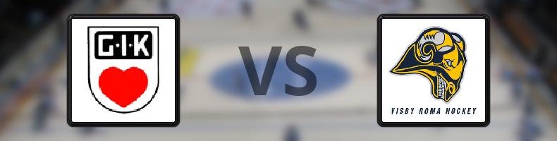 Grästorps IK - Visby/Roma HK odds, speltips, resultat i HockeyEttan