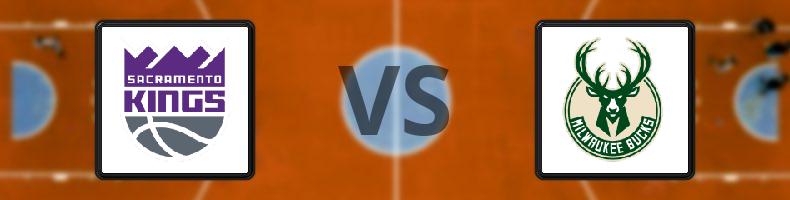 Sacramento Kings - Milwaukee Bucks odds, speltips, resultat i NBA