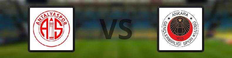 Antalyaspor - Gençlerbirligi odds, speltips, resultat i Süper Lig