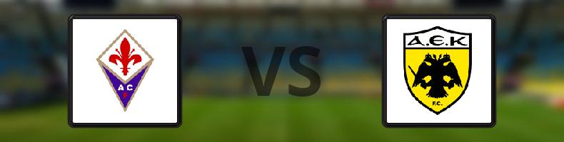 Fiorentina - AEK Aten odds, speltips, resultat i Conference League