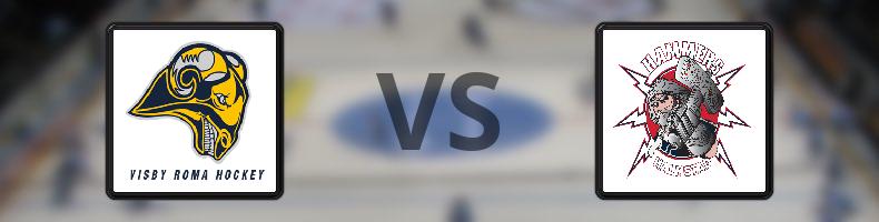 Visby/Roma HK - Halmstad Hammers HC odds, speltips, resultat i HockeyEttan