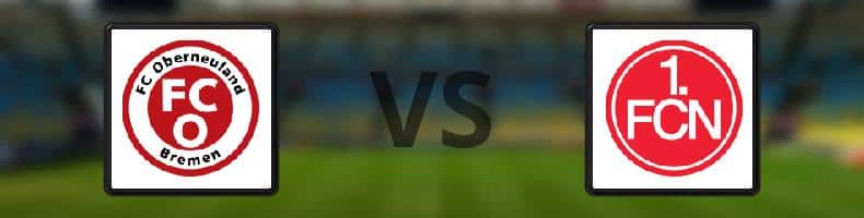 FC Oberneuland - 1. FC Nürnberg odds, speltips, resultat i Tyska cupen