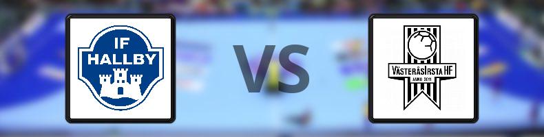 IF Hallby HK - VästeråsIrsta HF odds, speltips, resultat i Handbollsligan herrar