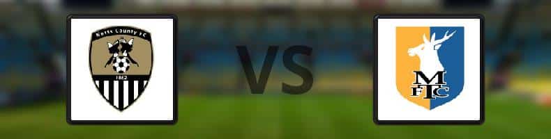 Notts County - Mansfield odds, speltips, resultat i League Two