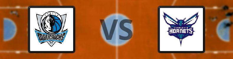 Dallas Mavericks - Charlotte Hornets odds, speltips, resultat i NBA