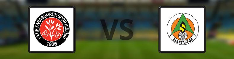 Fatih Karagümrük - Alanyaspor odds, speltips, resultat i Süper Lig