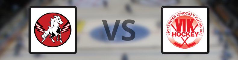 Vita Hästen - Västerviks IK odds, speltips, resultat i HockeyEttan