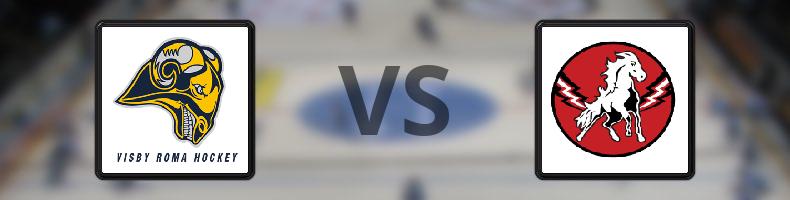 Visby/Roma HK - Vita Hästen odds, speltips, resultat i HockeyEttan