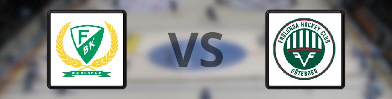 Färjestad - Frölunda odds, speltips, resultat i SHL