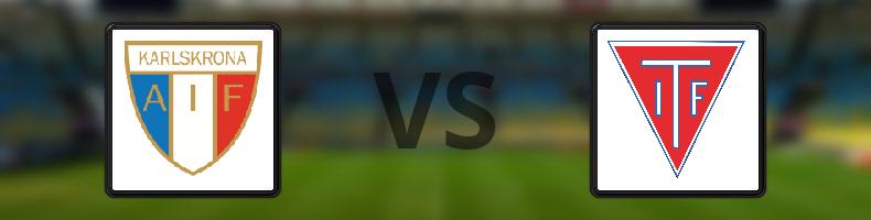 FK Karlskrona - Tvååkers IF odds, speltips, resultat i Division 2