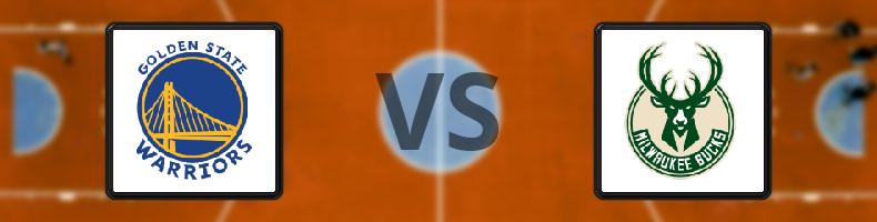 Golden State Warriors - Milwaukee Bucks odds, speltips, resultat i NBA