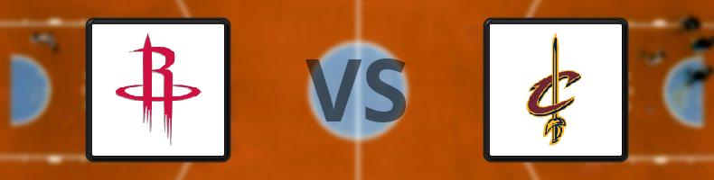 Houston Rockets - Cleveland Cavaliers odds, speltips, resultat i NBA
